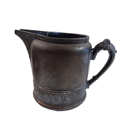 4 Piece PairPoint Quadrupleplate Silver Tea Coffee Pot Creamer Sugar Set USA Vtg - Picture 5 of 13